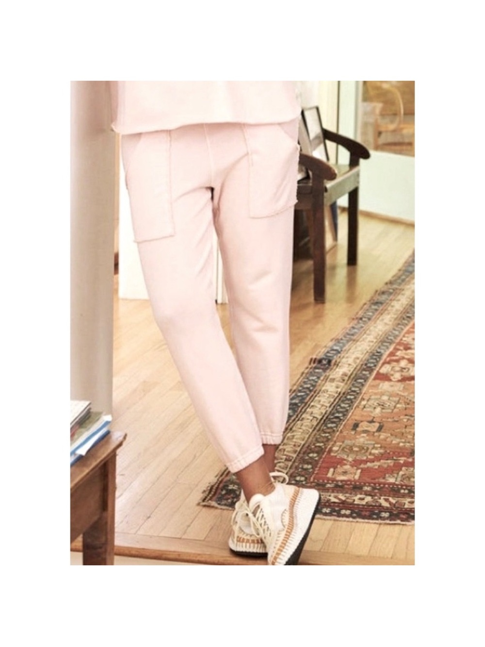 Frank & Eileen Eamon Triple Fleece Joggers in Vintage Rose